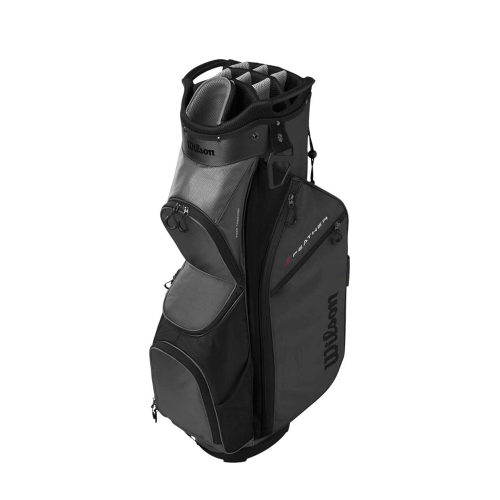 Wilson Feather Golf Cart Bag 14-Way with 3 Dividers & 9 Pockets for Storage